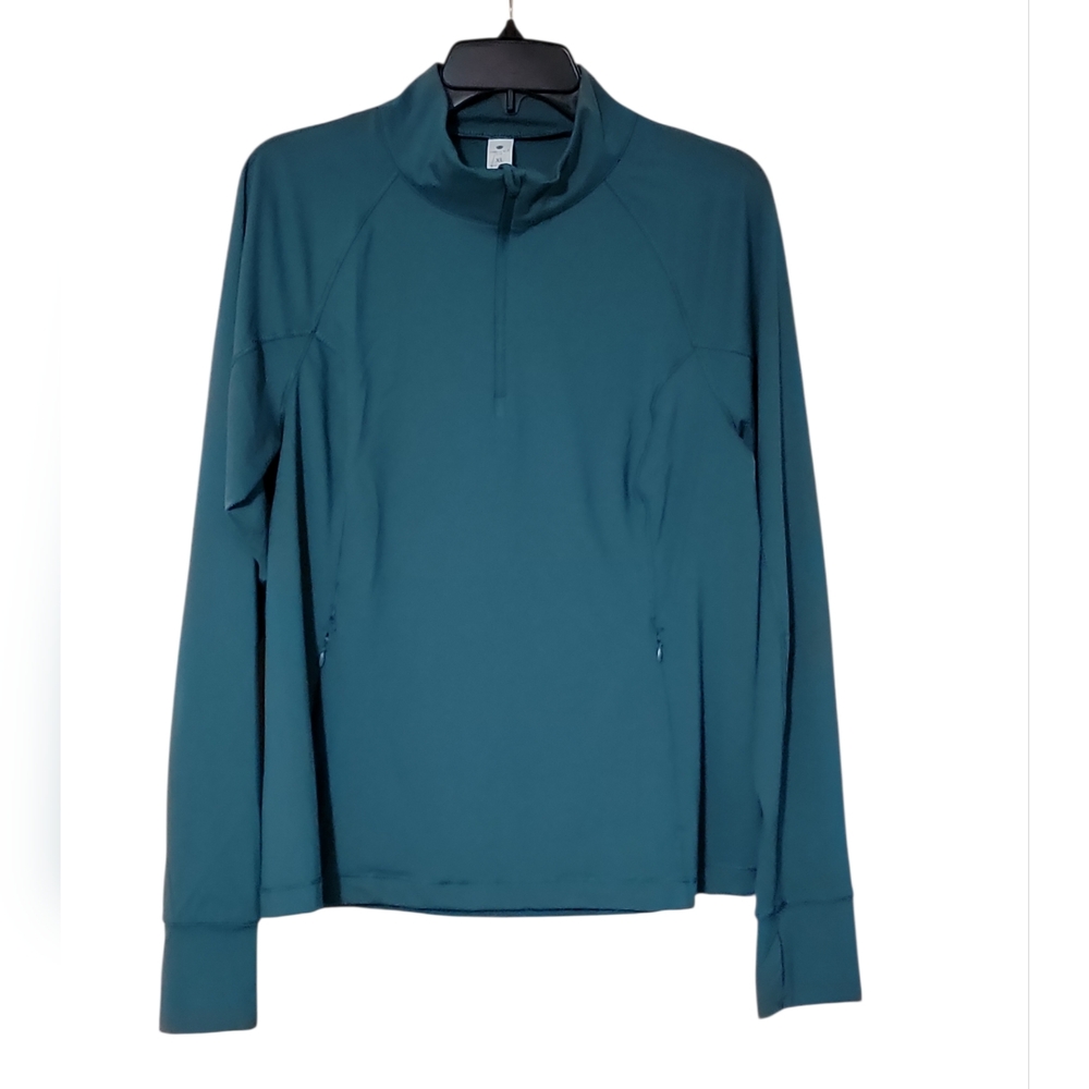 Yogalicious Deep Teal Lightweight Jacket Size XL New With Tags